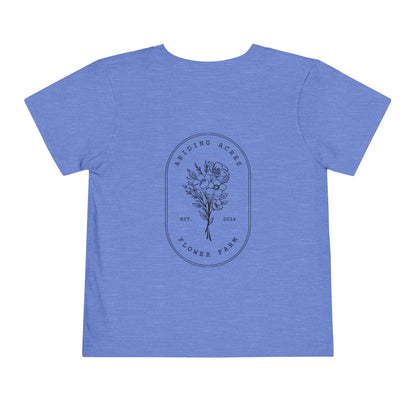 Abiding Acres Flower Farm TODDLER Tee | Bella Canvas