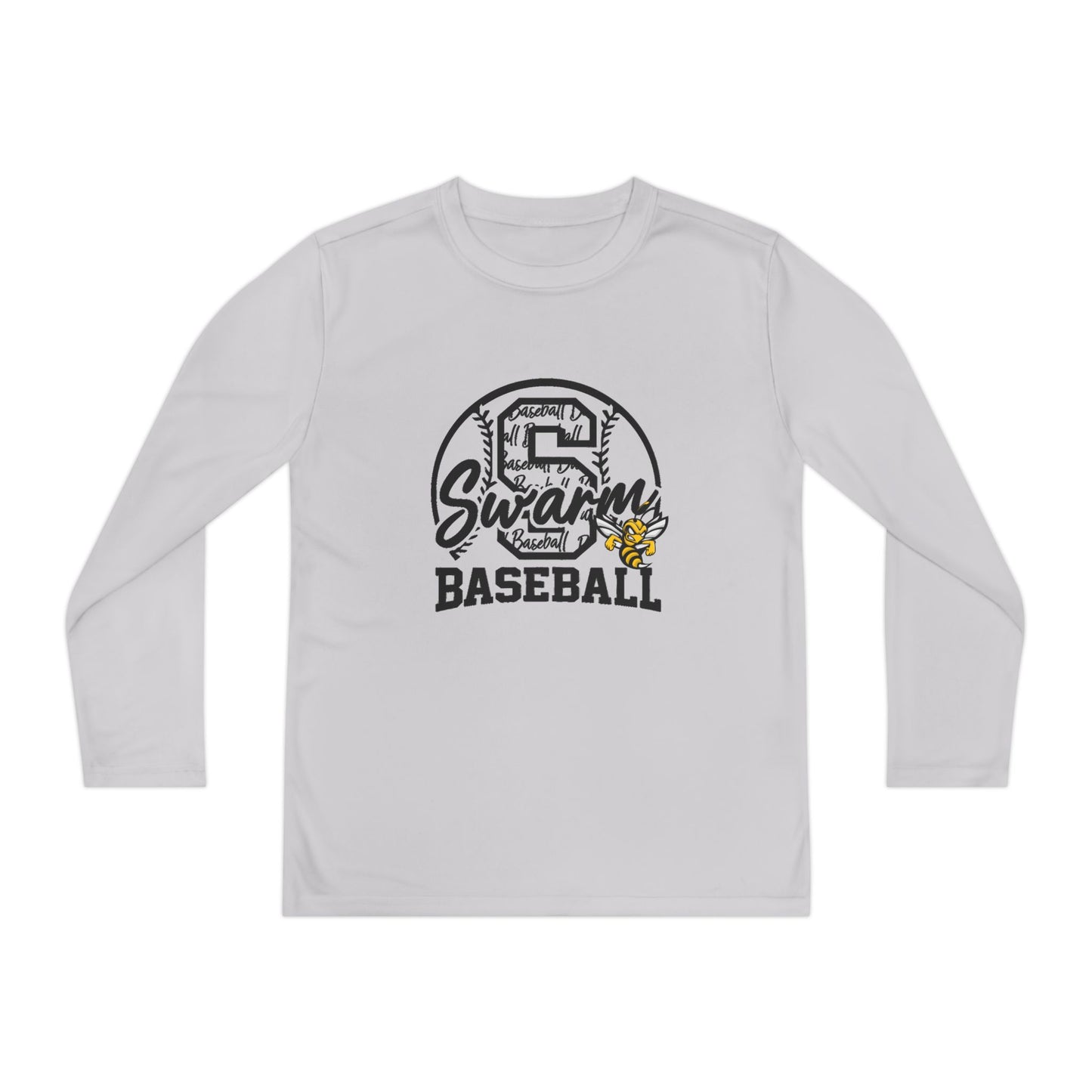 Swarm "S" YOUTH Baseball Long Sleeve Tee | Sportstek