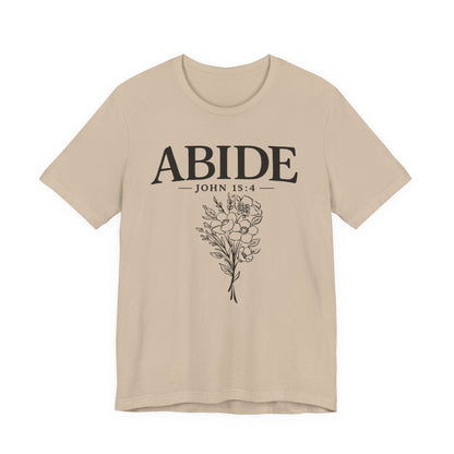Abide in Me ADULT Tee | Bella Canvas