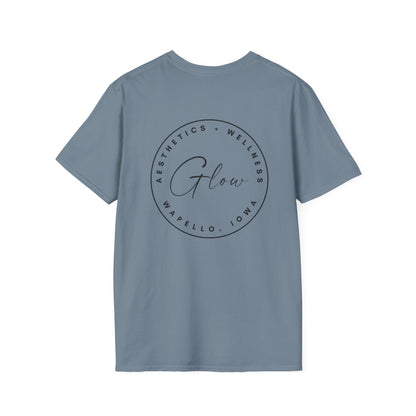 Glow Circle Logo FRONT/BACK T-Shirt | Gildan Soft-Style