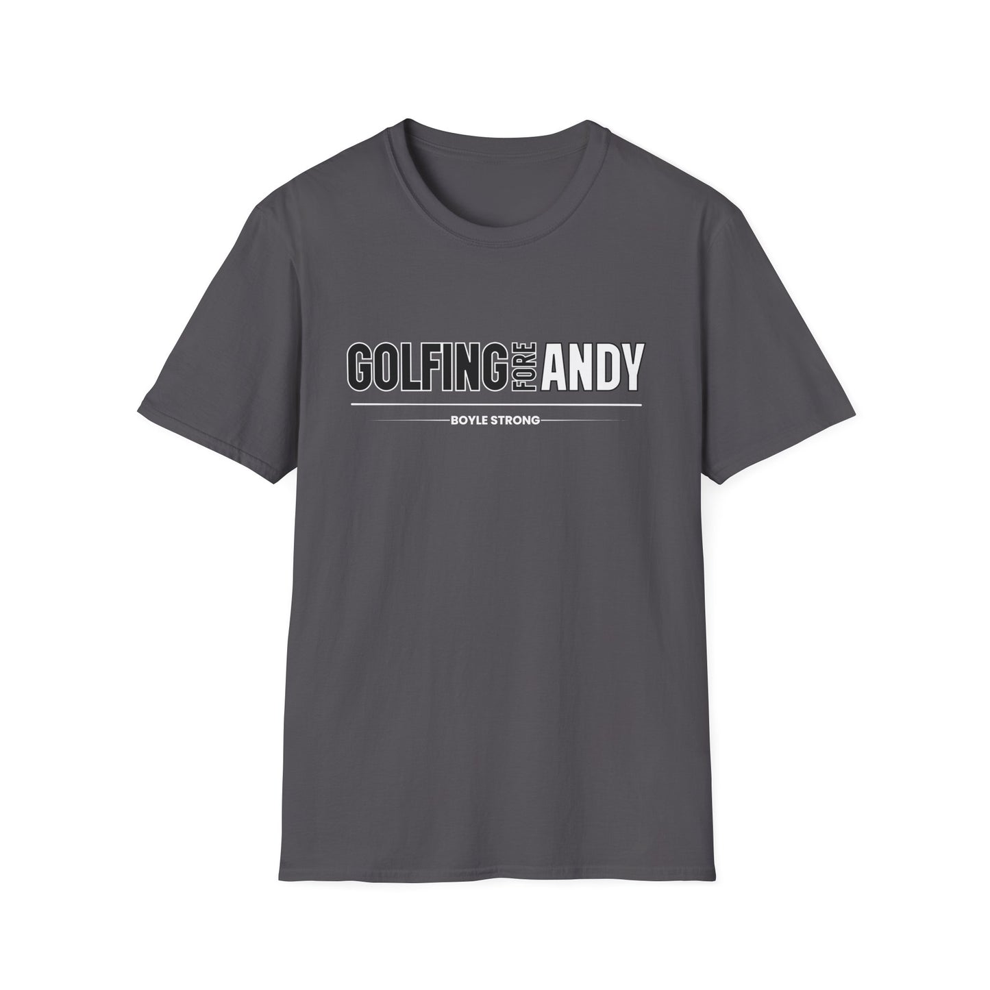 Golfing Fore Andy ADULT Tee | Gildan Softstyle