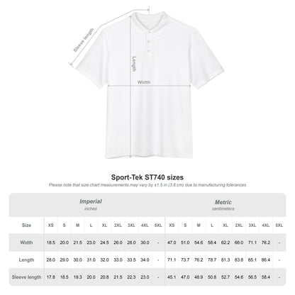 Golfing Fore Andy Embroidered Polo | Men’s Performance | SPORTS-TEK