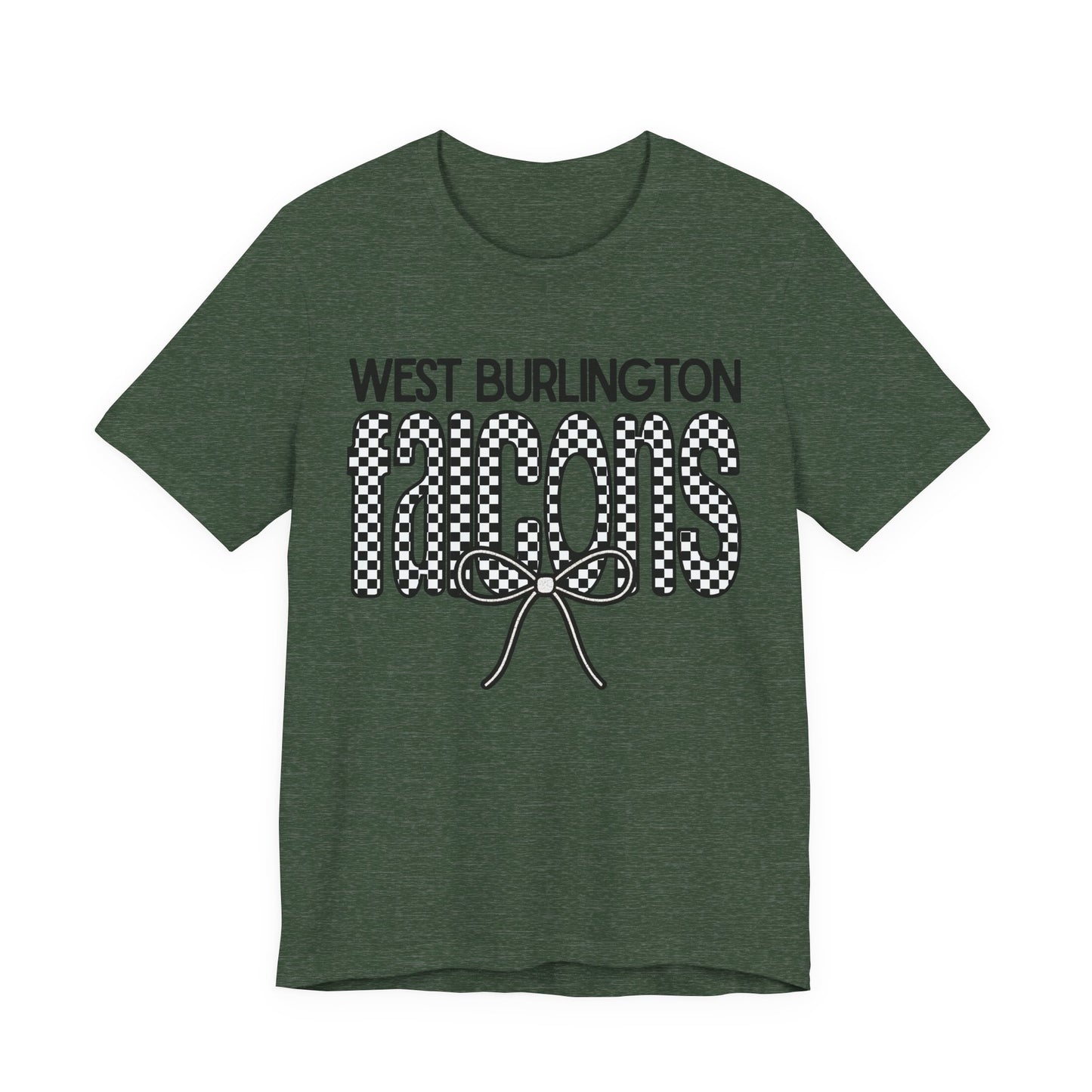 Falcons Checkered Bow Unisex Tee