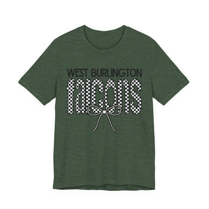 Falcons Checkered Bow Unisex Tee