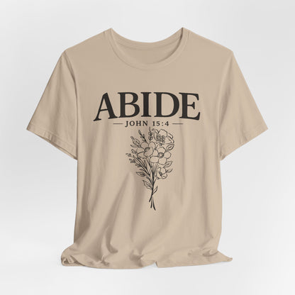 Abide in Me ADULT Tee | Bella Canvas