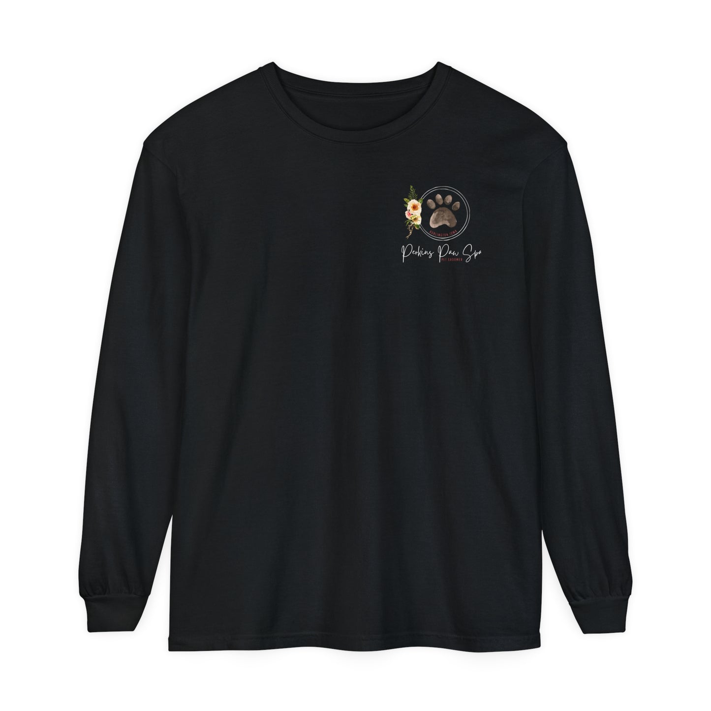 Perkins Paw Spa Long Sleeve Front/Back