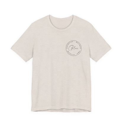 Glow Circle Logo FRONT/BACK | Bella Canvas