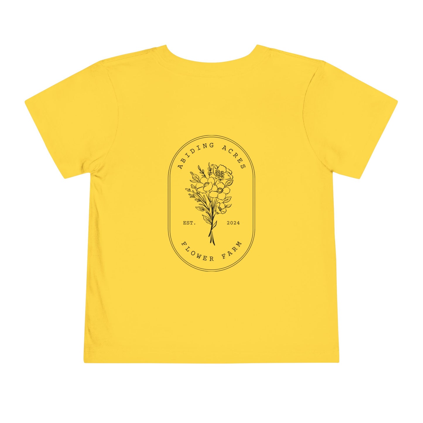 Abiding Acres Flower Farm TODDLER Tee | Bella Canvas