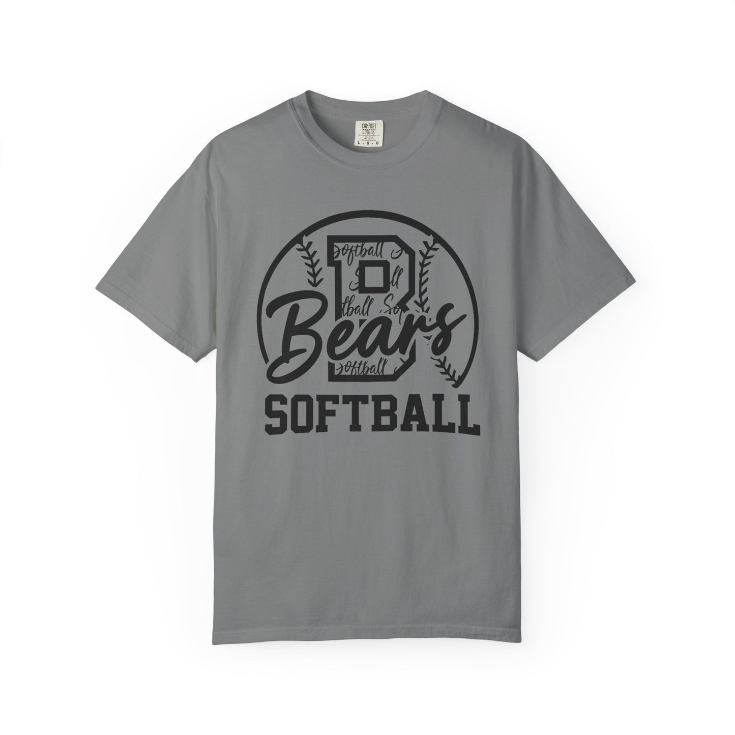 Bears "B" Softball T-Shirt | Comfort Colors