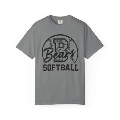 Bears "B" Softball T-Shirt | Comfort Colors