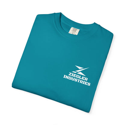 Ziegler Industries White Logo T-Shirt | Comfort Colors