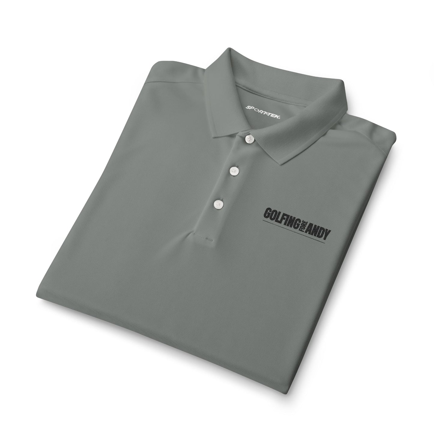Golfing Fore Andy Embroidered Polo | Men’s Performance | SPORTS-TEK