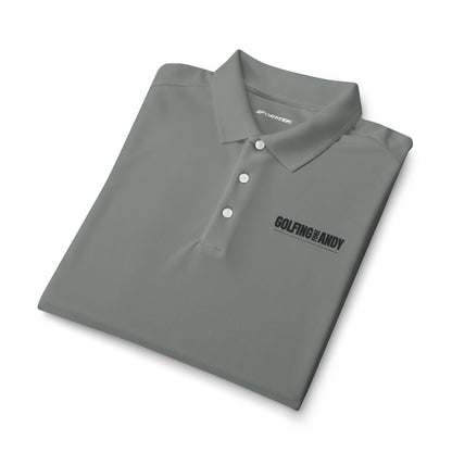 Golfing Fore Andy Embroidered Polo | Men’s Performance | SPORTS-TEK