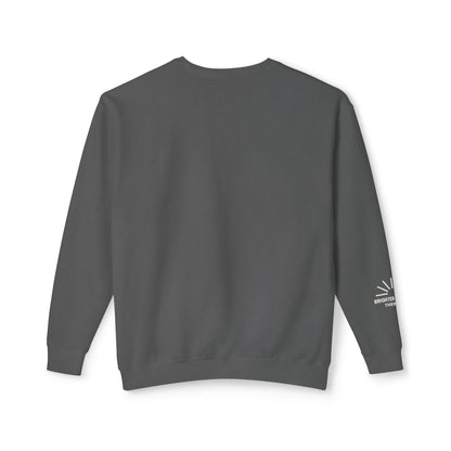 Brighter Balance Unisex Lightweight Crewneck| Sleeve Design | Comfort Colors