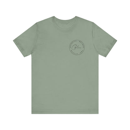 Glow Circle Logo FRONT/BACK | Bella Canvas