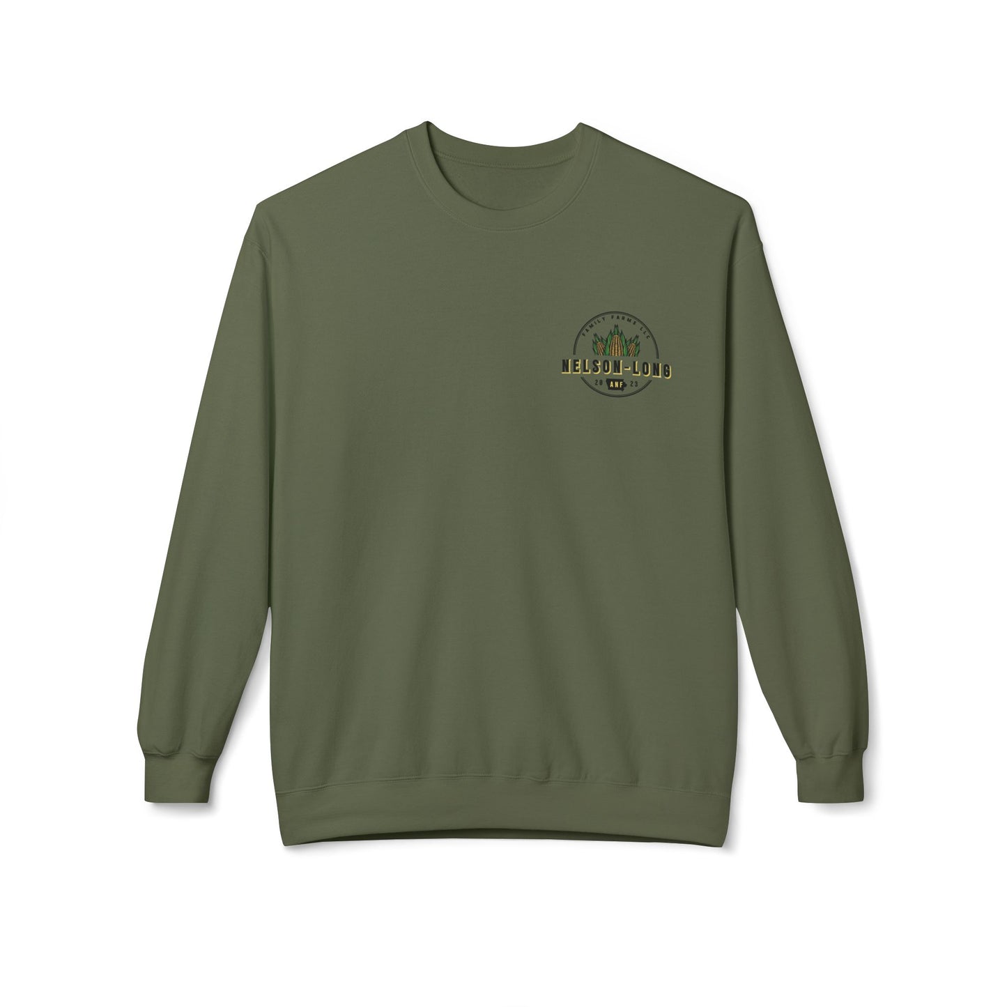 Nelson-Long FRONT/BACK Crewneck | Gildan Softstyle