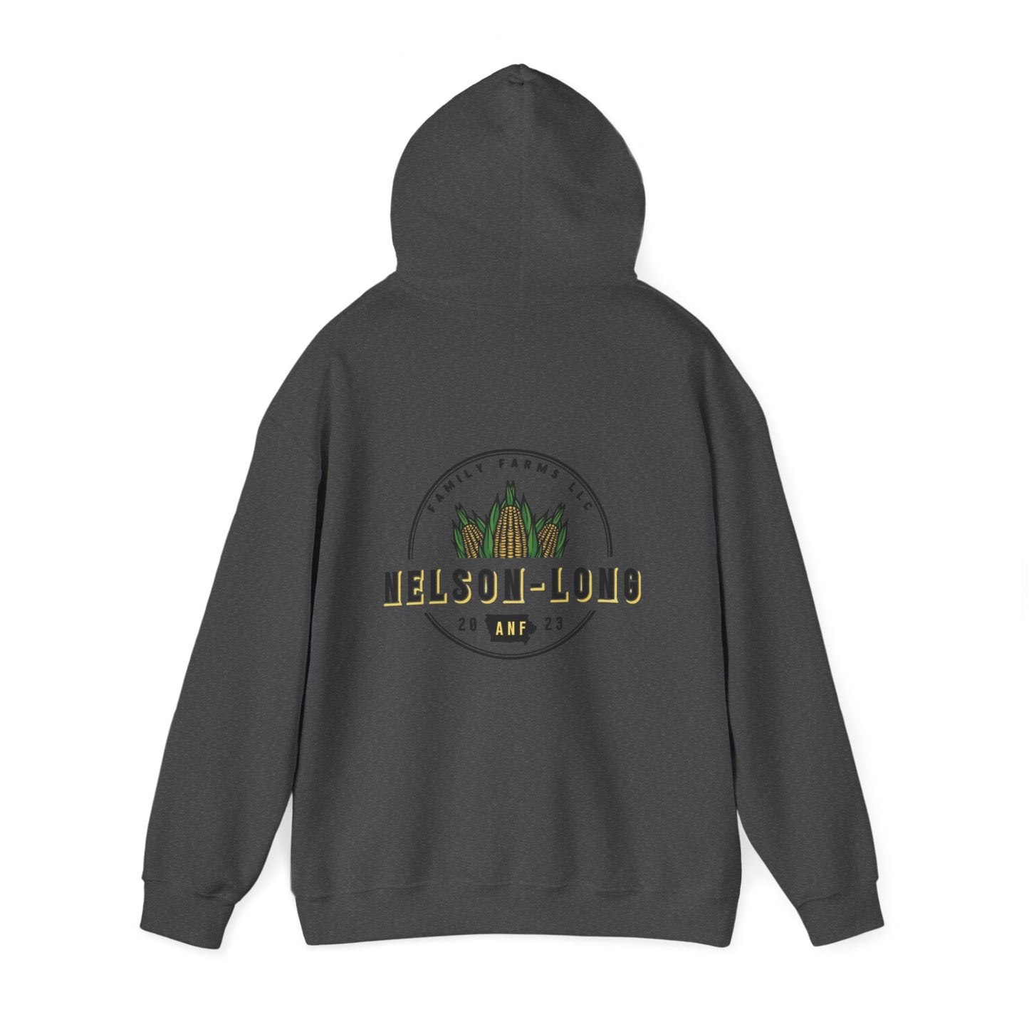 Nelson-Long FRONT/BACK Hoodie | Gildan Heavy Duty