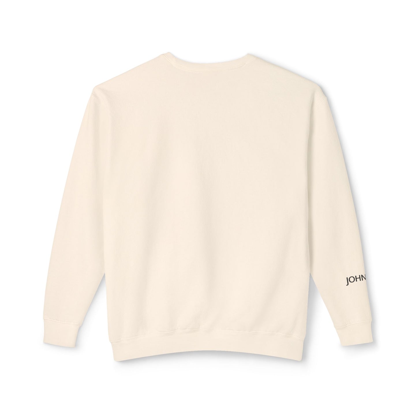 Abiding Acres Adult Crewneck | Printed JOHN 15:4 Sleeve | Comfort Colors