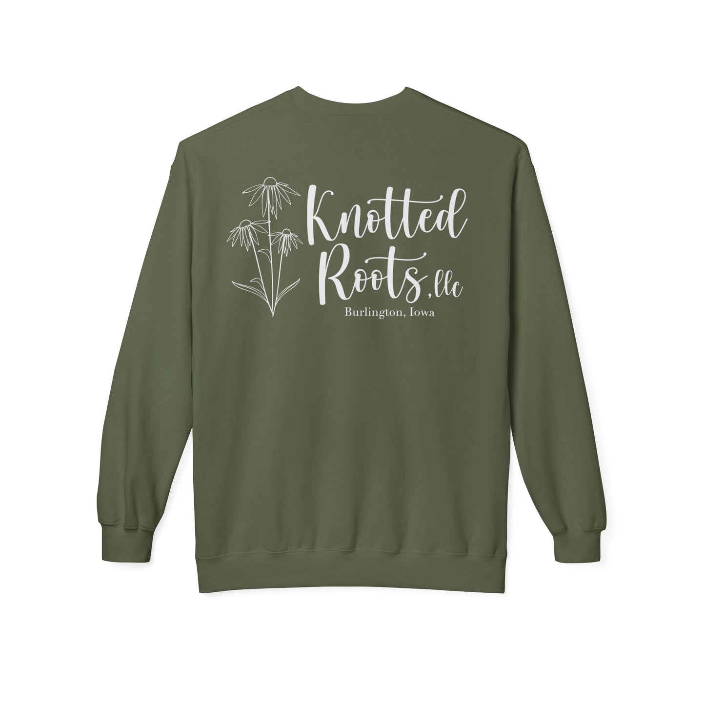 Knotted Roots  Wildflower Grow | Burlington IA Back Design| Gidan Softstyle