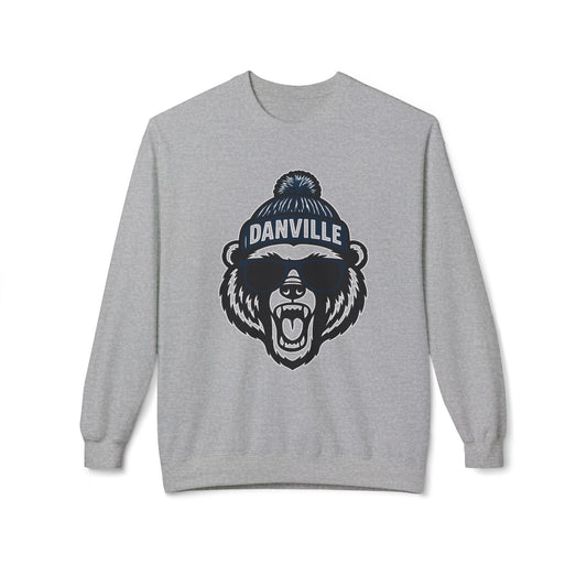 Youth Bear with Shades Crewneck - Gildan SoftStyle | IN STOCK
