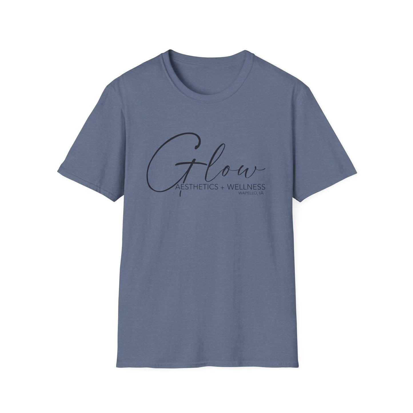 Glow Logo FRONT T-Shirt | Gildan Soft-Style
