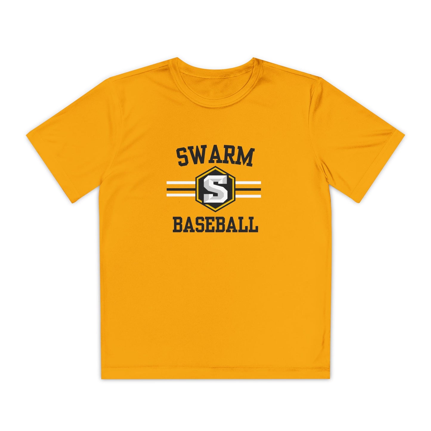 Swarm "stripe" YOUTH Baseball Tee | Sportstek