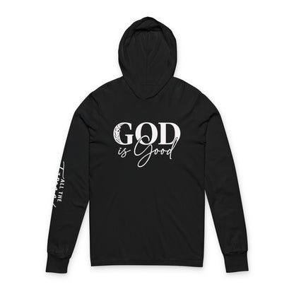 God is Good Hooded Long Sleeve | Bella Canvas