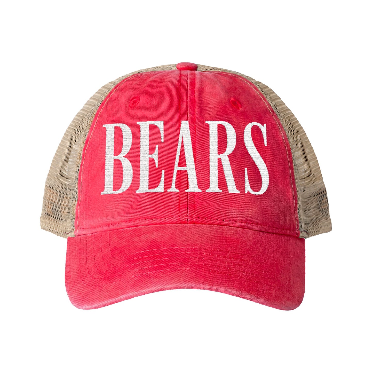 BEARS Washed Mesh-Back Cap