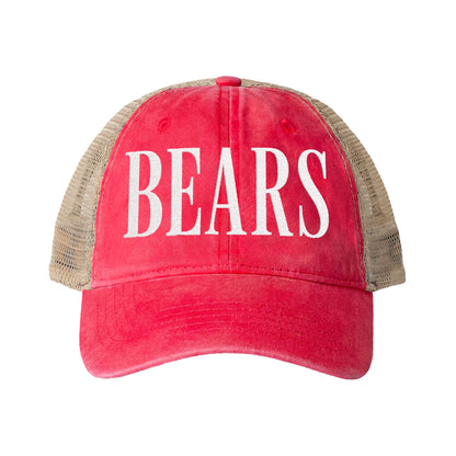 BEARS Washed Mesh-Back Cap