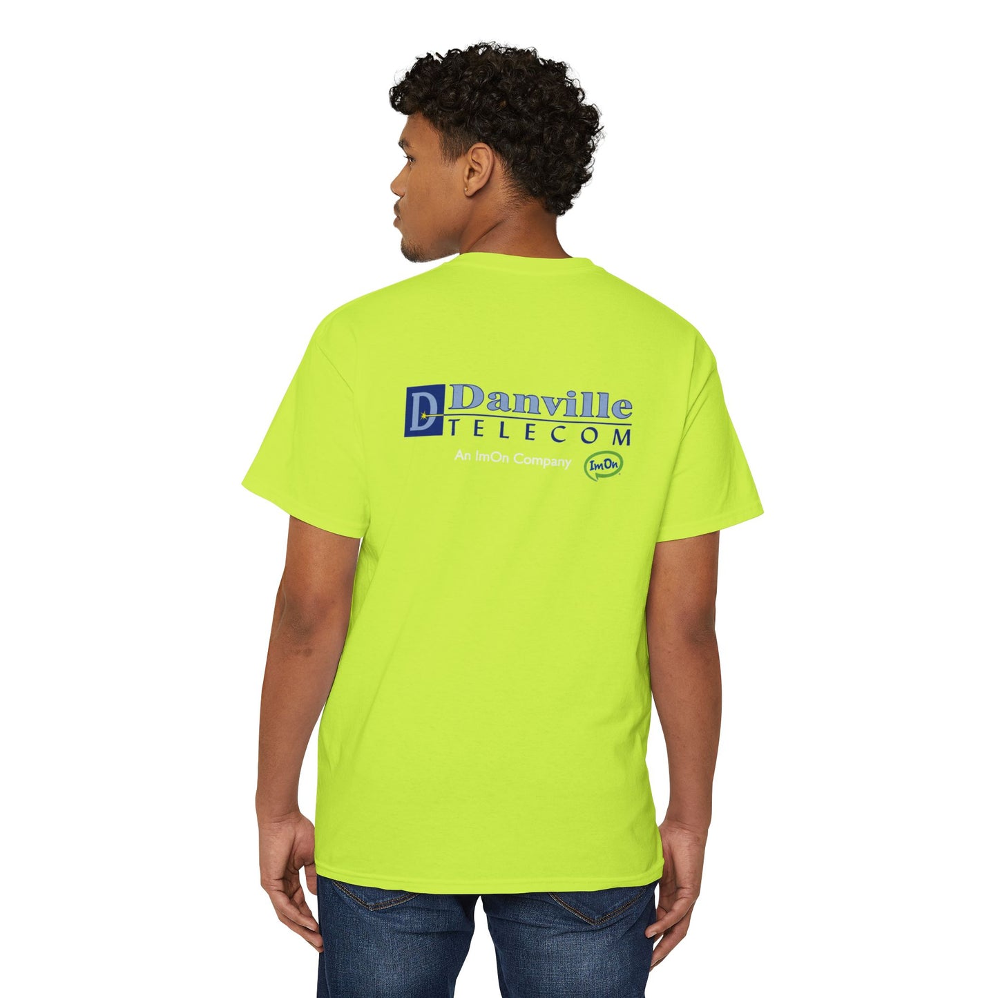 Danville Telecom ImOn Company Pocket Tee | Gildan Heavy Cotton