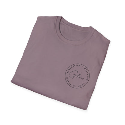 Glow Circle Logo FRONT/BACK T-Shirt | Gildan Soft-Style