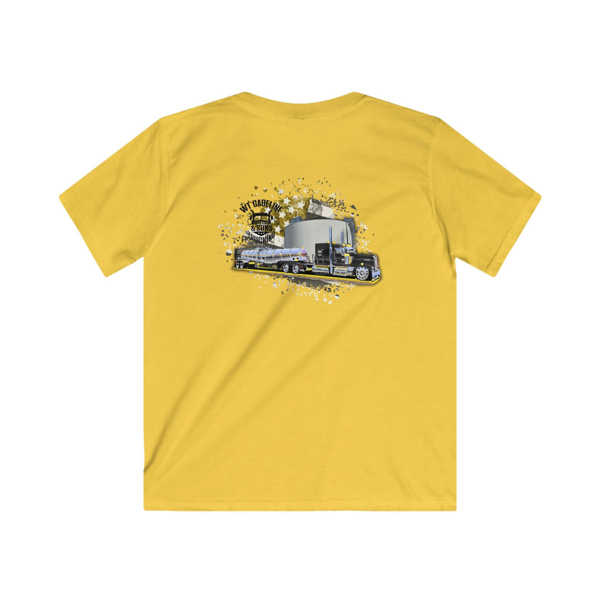 WT Gabeline Trucking YOUTH Tee #177 |Gildan Softstyle