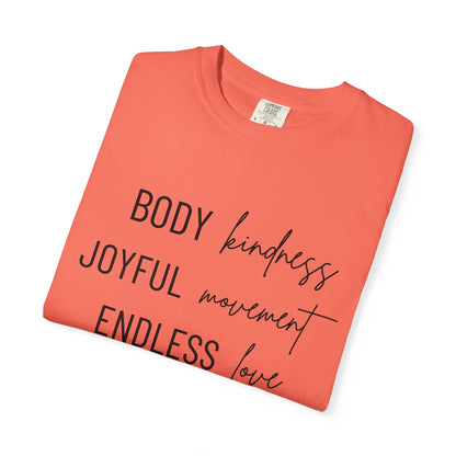 KML Kindness, Movement, Love T-shirt| Comfort Colors