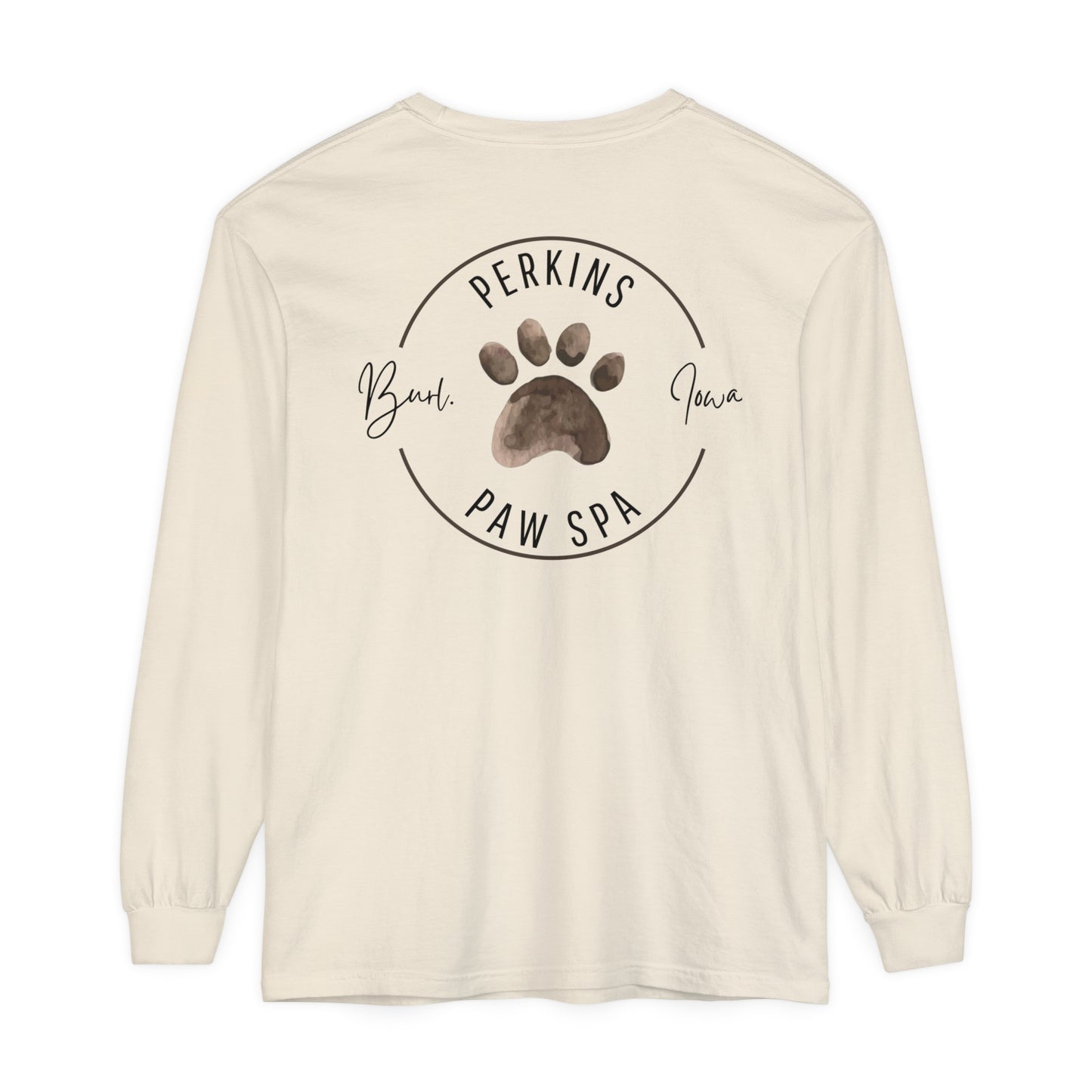 Perkins Paw Spa Long Sleeve Front/Back (2)