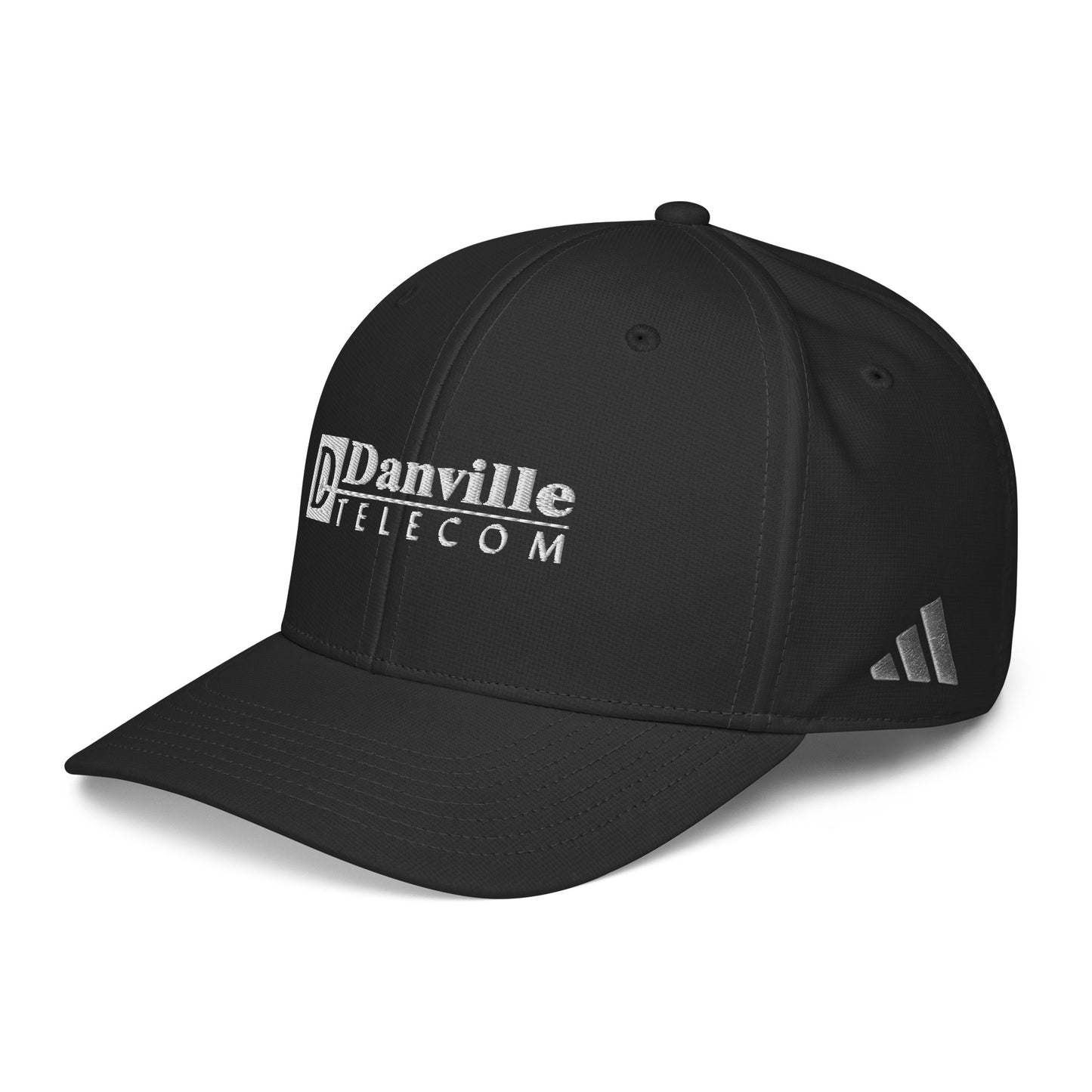 💡Danville Telecom Adidas Performance Hat: White Logo/Grey Spark