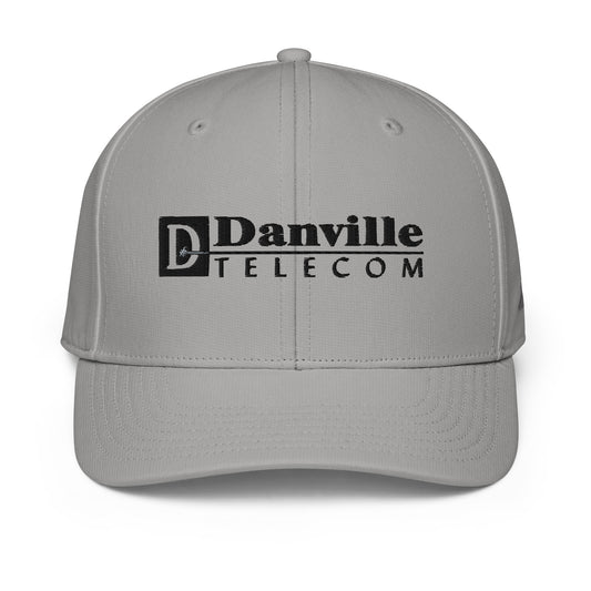 💡Danville Telecom Adidas Performance Hat: Black Logo/Grey Spark