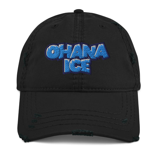 Ohana Ice Distressed Hat