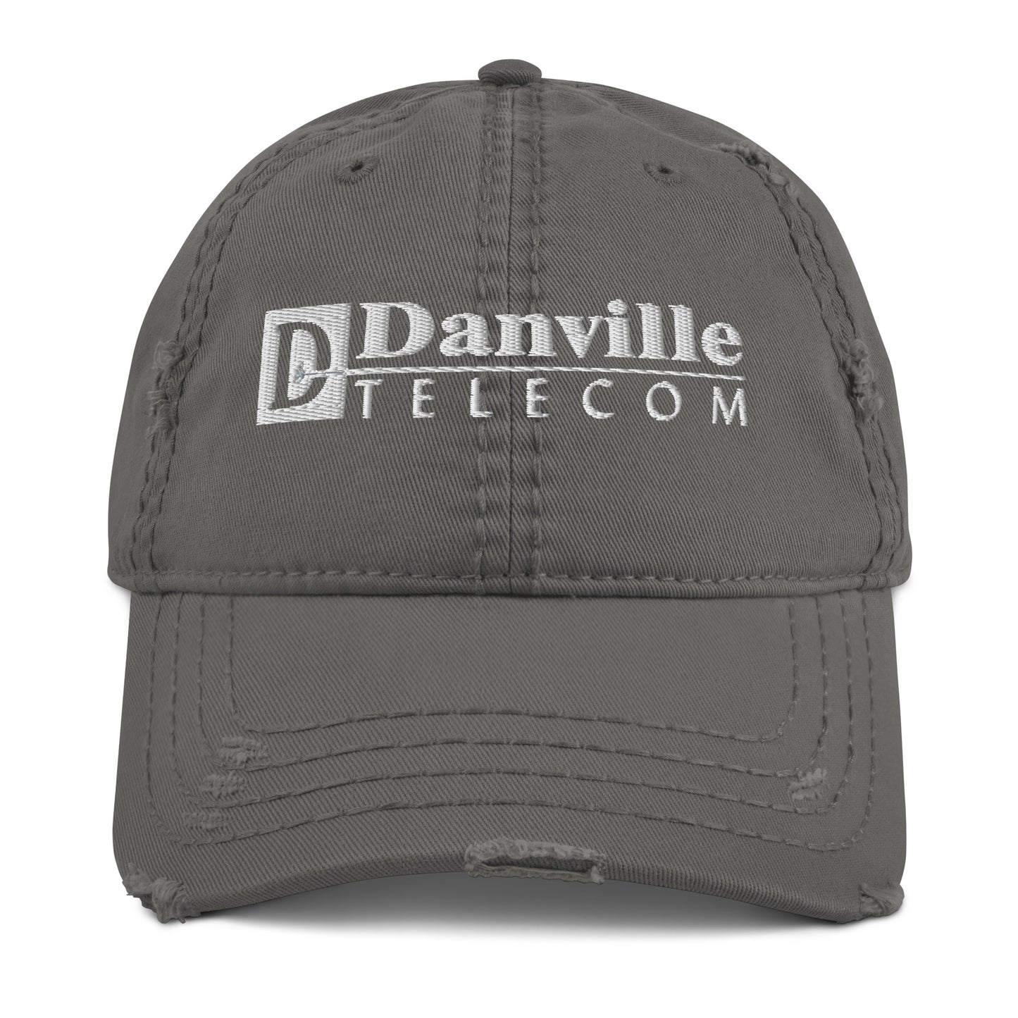 💡Danville Telecom Distressed Dad Hat