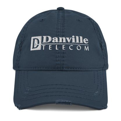 💡Danville Telecom Distressed Dad Hat