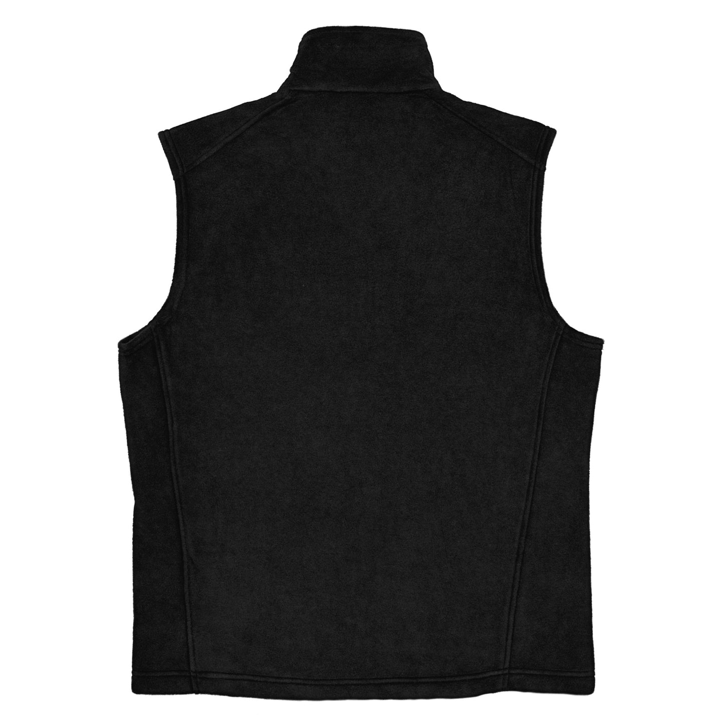 💡Danville Telecom Men’s Columbia fleece vest: White Logo/Grey Spark