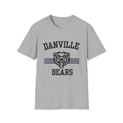 Danville Bears Stripe ADULT T-Shirt | GILDAN SOFTSTLYE | IN STOCK