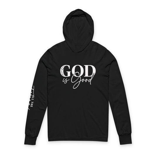 God is Good Hooded Long Sleeve | Bella Canvas | IN STOCK