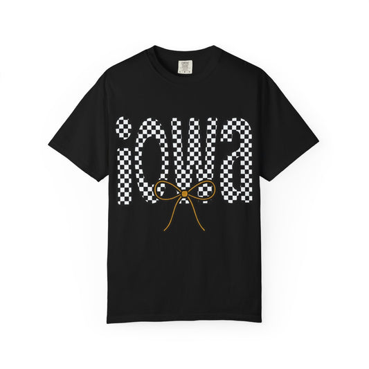 Iowa Checkered Bow | IN STOCK