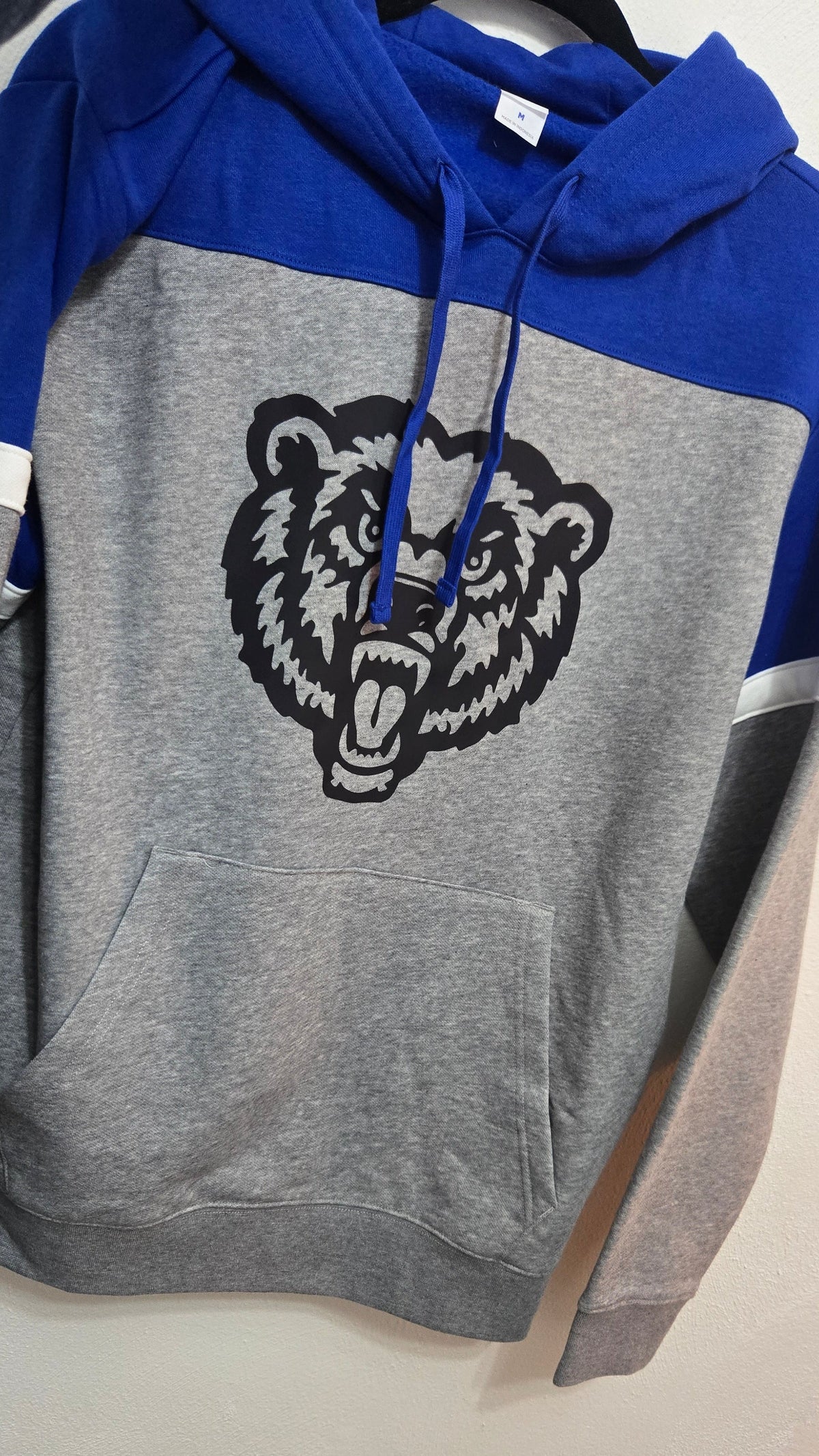 Danville Bears | Mascot | Adult Colorblock Hoodie | Sportstek | In Stock