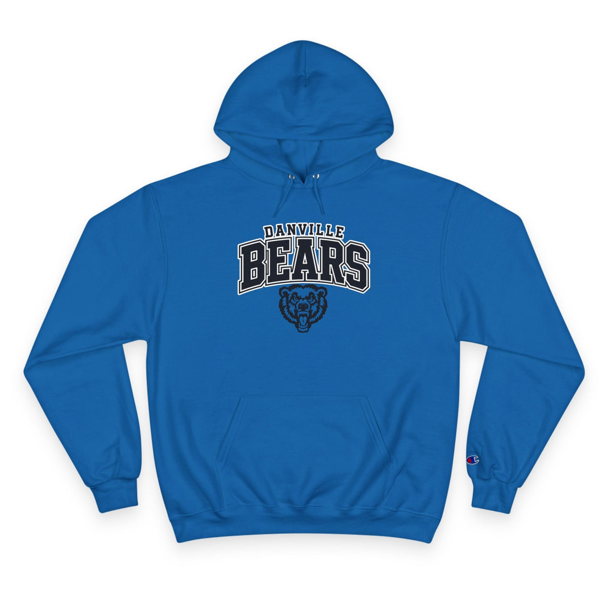 Danville Bears | DB Mascot | Adult Hoodie | Champion | In Stock