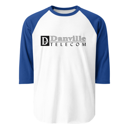 Danville Telecom 3/4 Sleeve Shirt: Black Logo