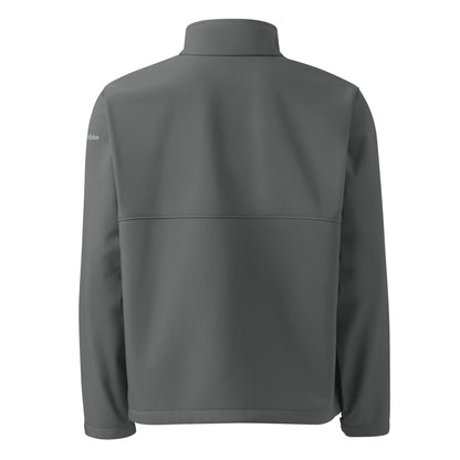 💡 Danville Telecom Columbia Soft Shell Jacket: White/Grey Spark