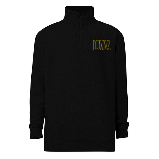 Iowa Quarter Unisex Fleece Pullover