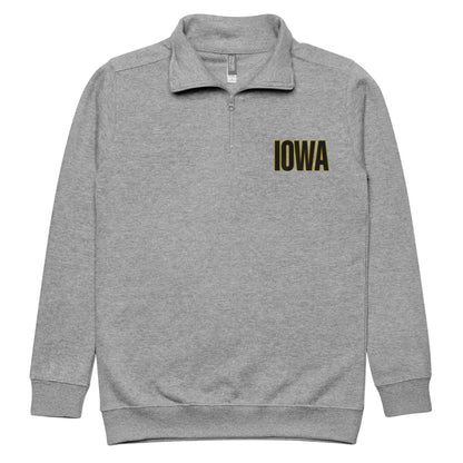 Iowa Quarter Unisex Fleece Pullover