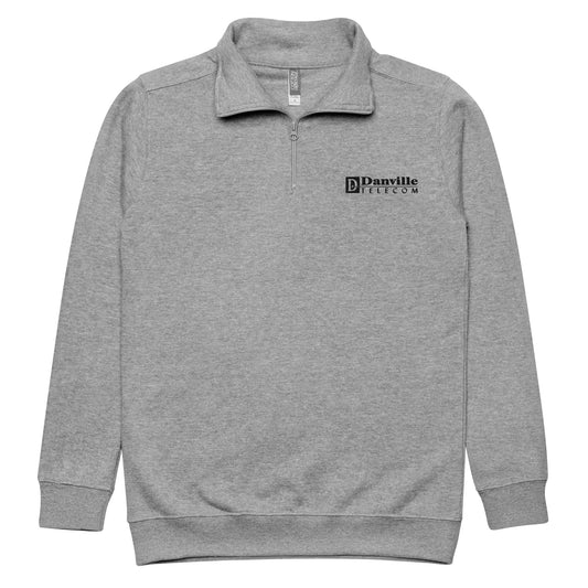 💡 Danville Telecom Unisex Fleece Pullover: Black/Grey Spark